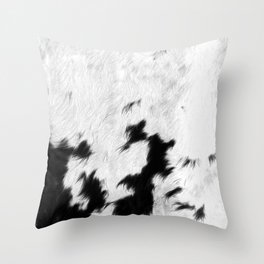 Spotted Cowhide Throw Pillow