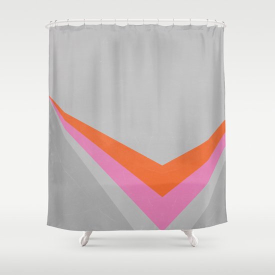 Sun on the wall Shower Curtain