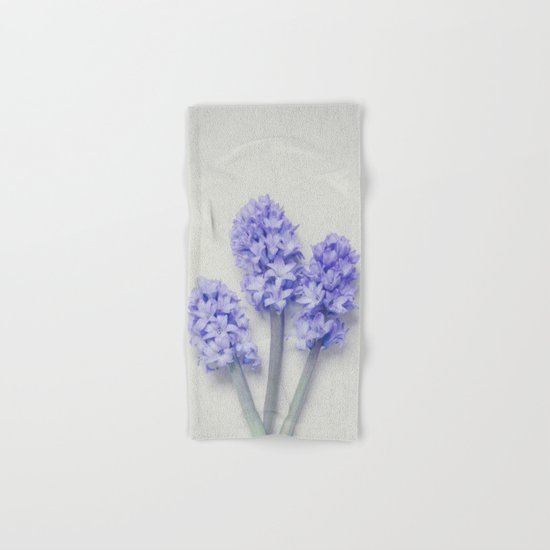 Bright Lilac Hyacinths Hand & Bath Towel