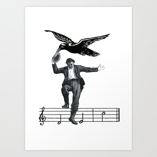 Saved By The Music Again Art Print
