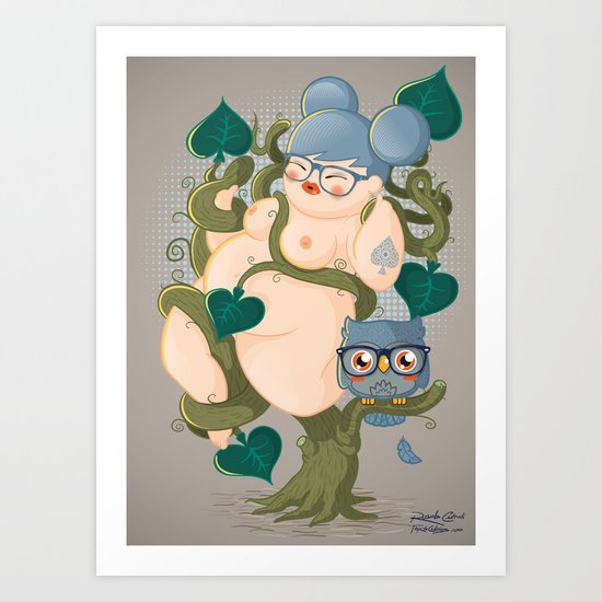 5 of spades Art Print