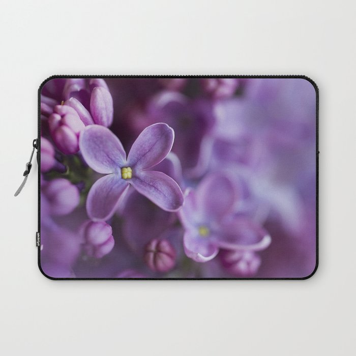 Purple Lilac Laptop Sleeve