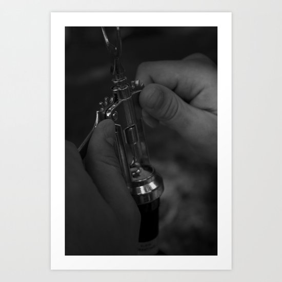 Loving hands Art Print