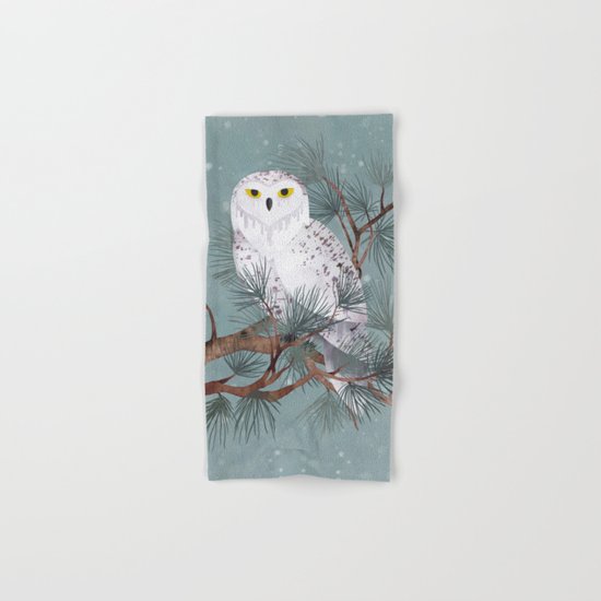 Snowy Hand & Bath Towel