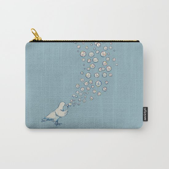 Bubbles Peace Carry-All Pouch