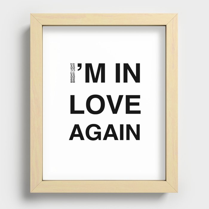 Love Part II 'I'm In Love Again' Art Print by BRIGHT LIGHT BRIGHT LIGHT |  Society6