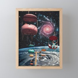 to space Framed Mini Art Print