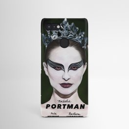 Black Swan Retro Poster Android Case