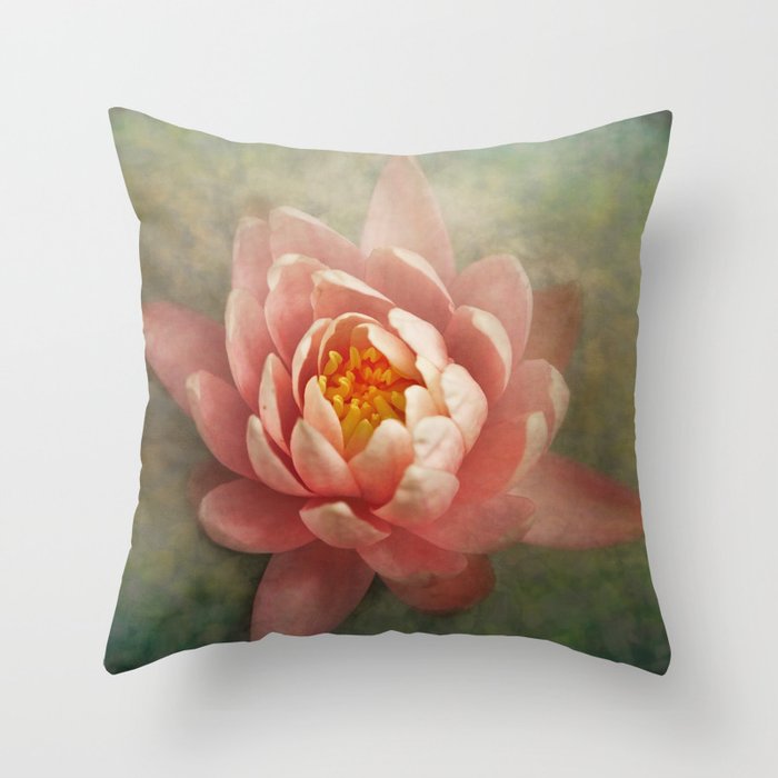 Lotus Throw Pillow by polly470 Society6