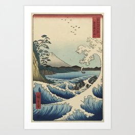 Kanagawa wave Art Print