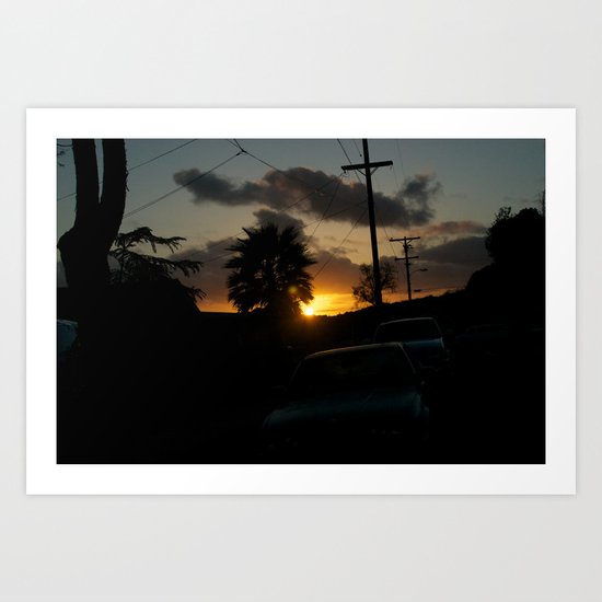 California Sun Art Print
