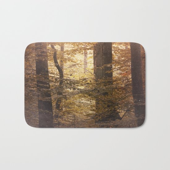 Autumn Came, With Wind & Gold. Bath Mat