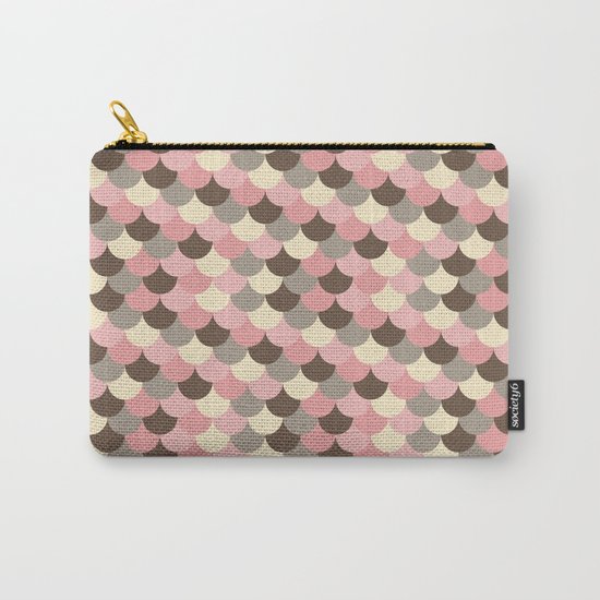 Strawberry Mouse Fish Scale Pattern Carry-All Pouch