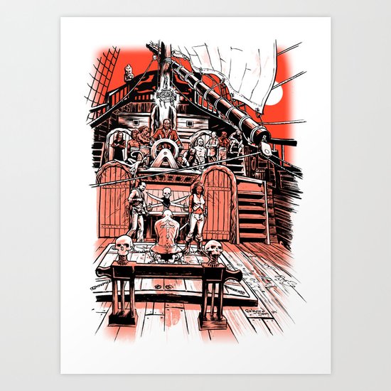 Sea of Red: Judgement Art Print