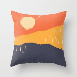 Sunrise Mountain Throw Pillow
