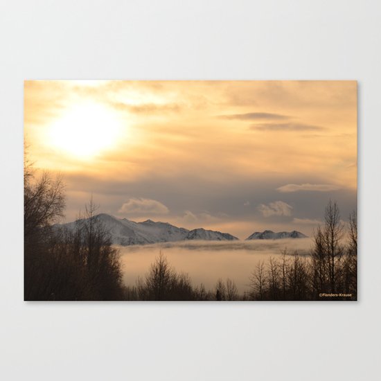 Winter Fog Canvas Print