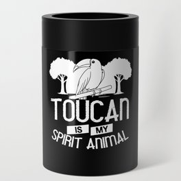 Toucan Bird Animal Tropical Cute Can Cooler