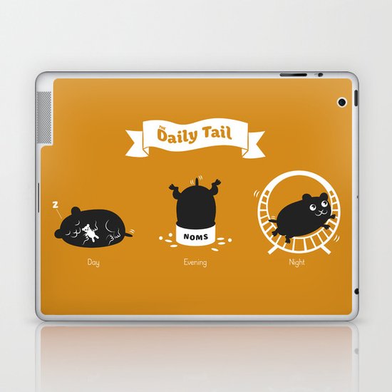 The Daily Tail Hamster Laptop & iPad Skin
