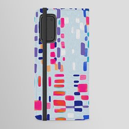 BLOCKS IN BLUE Android Wallet Case