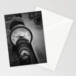 vintage weight lifting plates Stationery Cards