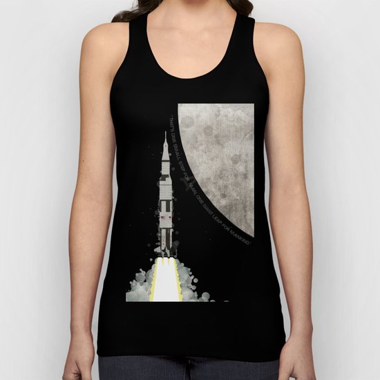 Apollo Rocket Unisex Tank Top