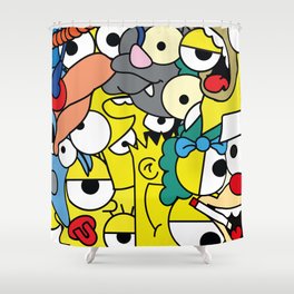 Picasso Simpson Mix Shower Curtain