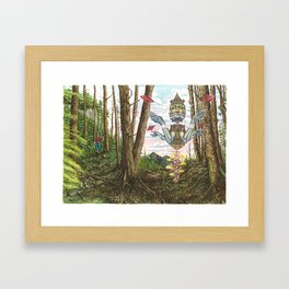 The Woods Framed Art Print