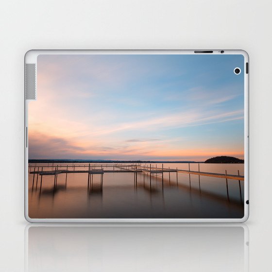Saratoga Lake Sunset Laptop & iPad Skin
