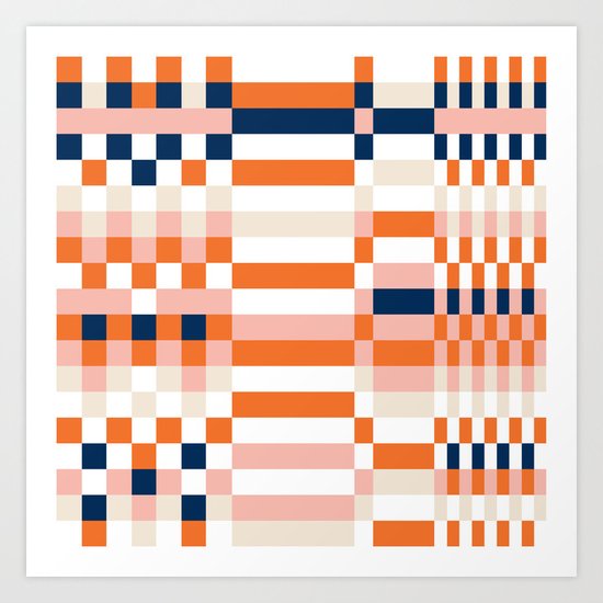 Connecting lines 1 Art Print