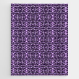 Liquid Light Series 40 ~ Purple Abstract Fractal Pattern Jigsaw Puzzle