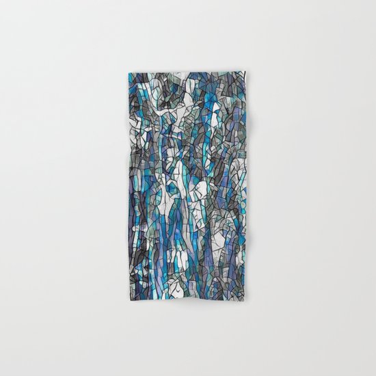 Abstract blue 2 Hand & Bath Towel