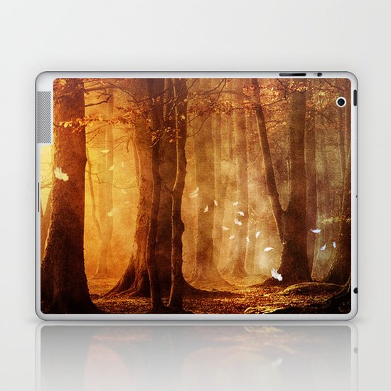 In the woods. Laptop & iPad Skin