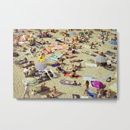 Beach pattern Metal Print | Pattern, Landscape, People, Photo 