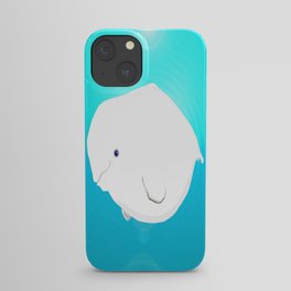 Fat Beluga Whale iPhone Case
