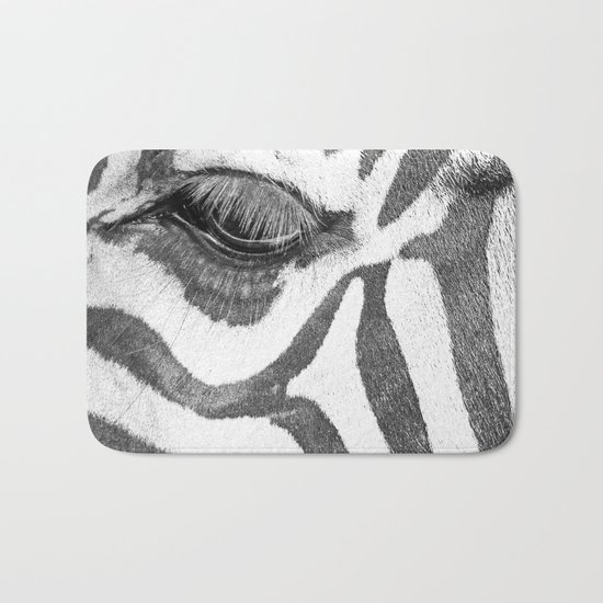eyes Zebra Bath Mat