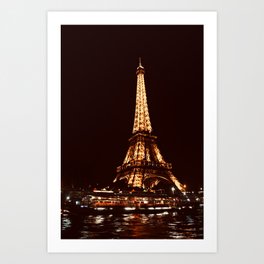 Seine Scene - Paris, France  Art Print