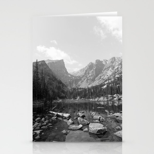 Colorado Rocky Mountain National Park - Black and White Stationery Cards