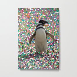 pinguino Metal Print