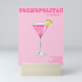 Cosmopolitan Pink Mini Art Print
