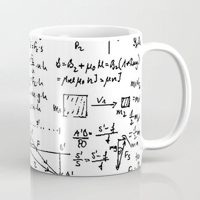 Basic Physics Formula Coffee Mug