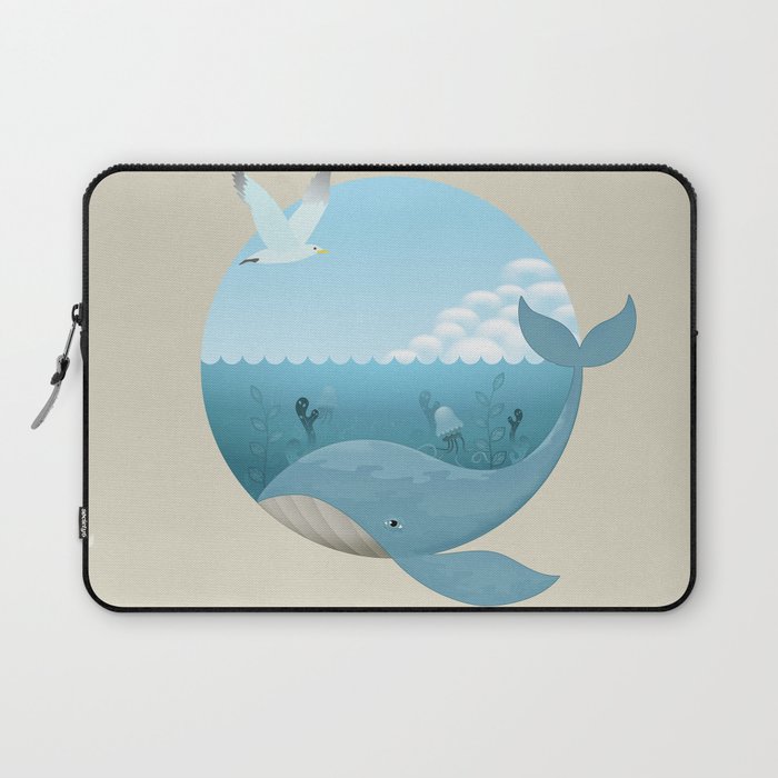 Whale & Seagull (US and THEM) Laptop Sleeve