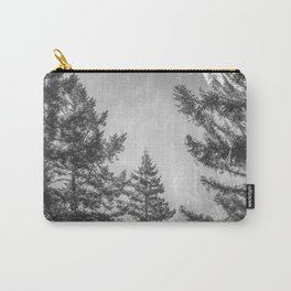 Redwood Park Black and White Carry-All Pouch