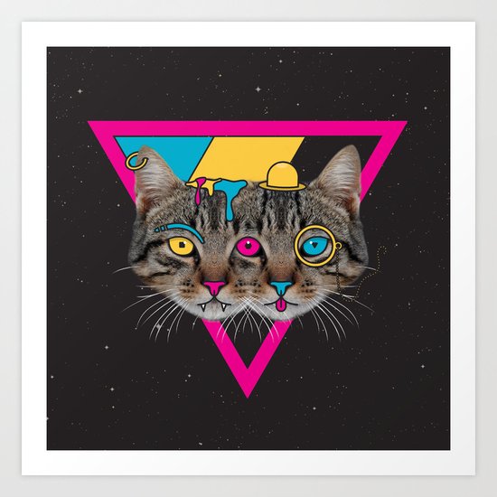 Our New Feline Overlords Art Print