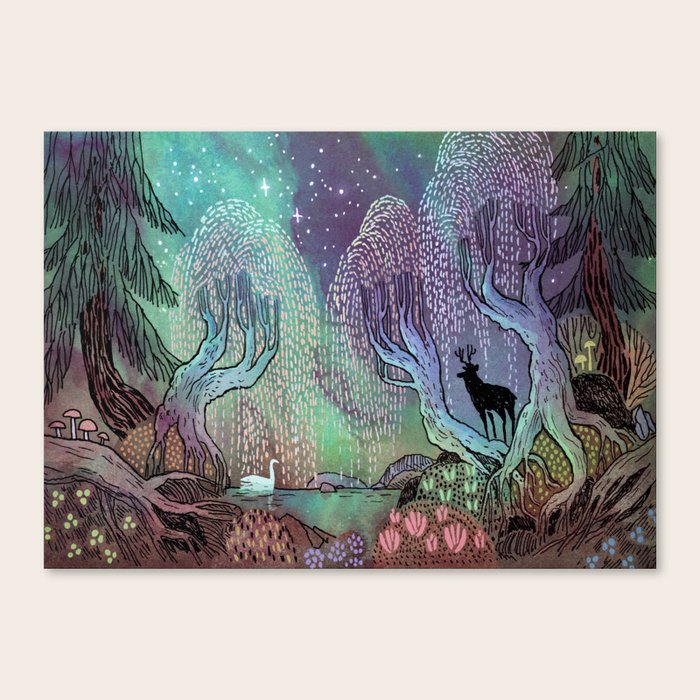 Enchanted Forest Jigsaw Puzzle by Ulla Thynell | Society6