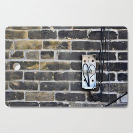 Rustic City Brick Wall with Electrical Box and Wires Cutting Board