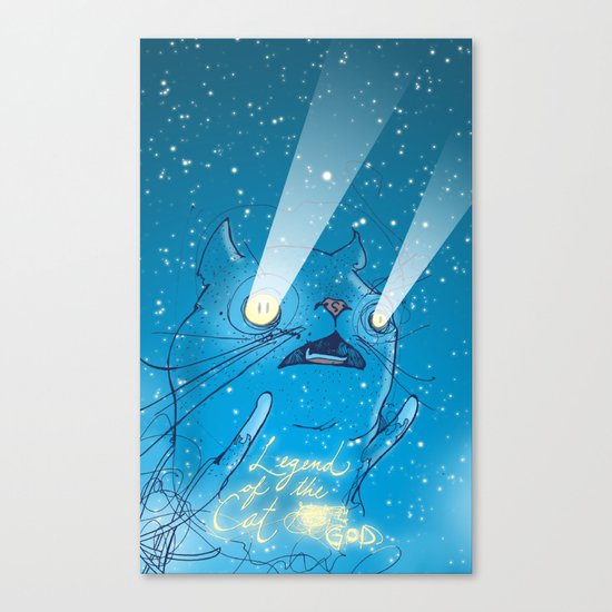 Legend of the Cat God Canvas Print
