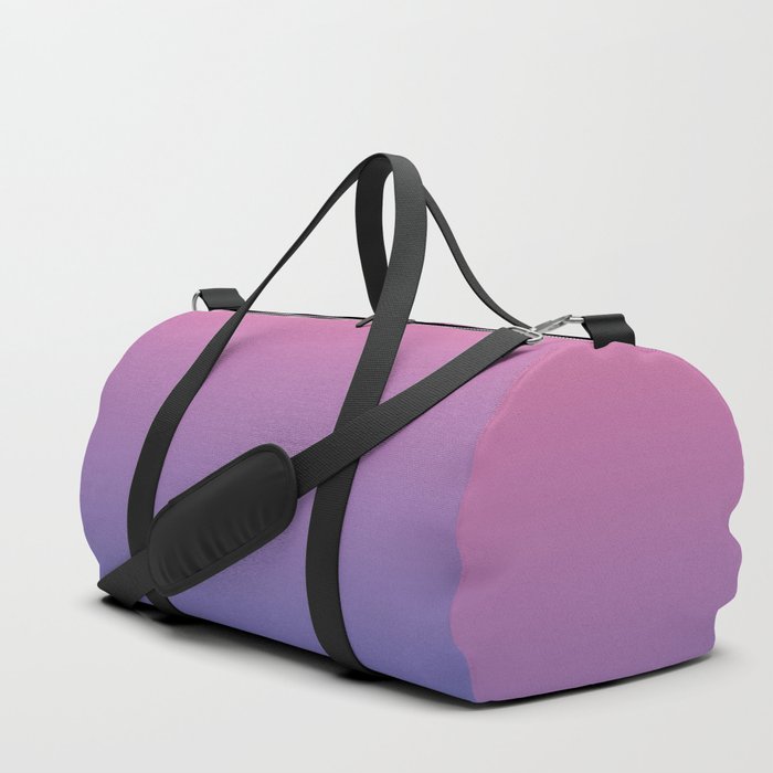 Blueberry Dawn. Blue & Pink  Ombre Pattern Duffle Bag
