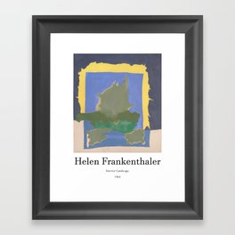 Helen Frankenthaler - Interior Landscape Framed Art Print
