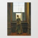 Woman at a Window by Caspar David Friedrich, 1822 Leinwanddruck