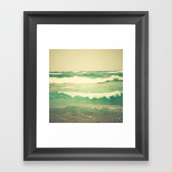 Sea Glass Framed Art Print